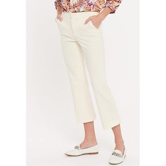 Nydj Plus Size Cream Pants New NYDJ Size Flare Crop Bootcut